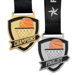 Basketball Champion Shield Medal