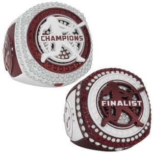 Softball Legacy Championship Rings- Crimson & White