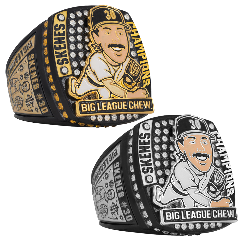 Official Big League Chew Paul Skenes Champion and Finalist Youth Baseball Championship Rings