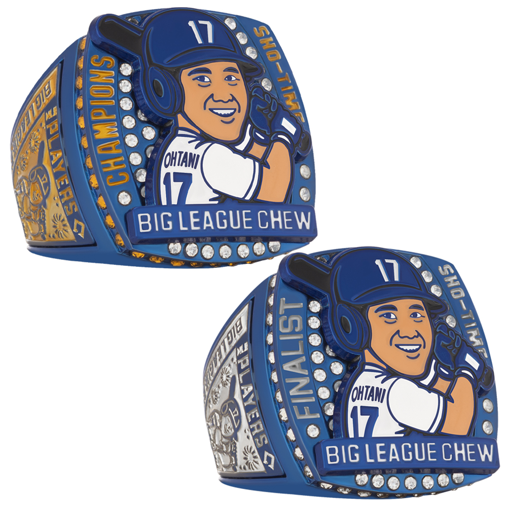 Success Awards | Big League Chew Player Rings - Tournament Packages Official Big League Chew Shohei Ohtani Player Champion and Finalist Youth Baseball Ring
